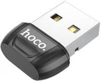 Адаптер USB Bluetooth, Hoco UA18, v5.0, Black, Slim