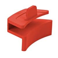 Силиконовая накладка на рукоятку KELA Cali 12870 11,3 х5, 5х7, 5 см красная