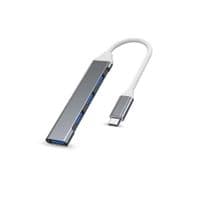 USB-C концентратор XoKo с 3 портами USB 2.0 и 1 портом USB 3.0 (XK-AC-404)