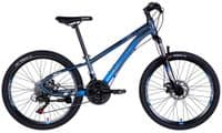 Велосипед Space 24" MERCURY DD FR рама-11" AL 2026 серо-синий (OPS-SP-24-067)