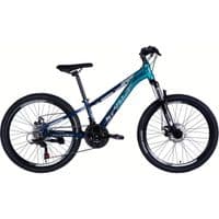 Велосипед Space 24" PHAETON DD FR рама-11" AL 2026 сине-бирюзовый (OPS-SP-24-073)