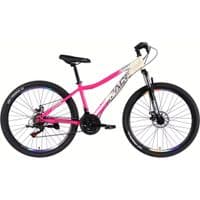Велосипед Space 27.5" AURORA DD FR рама-15" ST 2026 бело-розовый (OPS-SP-27.5-092)