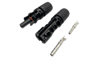 Комплект (2 шт.) коннекторов MC-4 1500V/30A (обжим U-type, кабель 4 мм² / 6 мм²) Premium