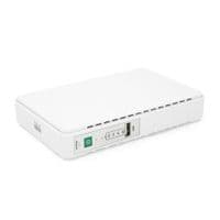 ИБП MIni Ups для роутеров / коммутаторов POE-432EM, outputs: DC 9В / 12В, POE 15В / 24В, USB DC 5В / 2A, 10400MAh(4*2600MAh), (160х28х105), White, BOX