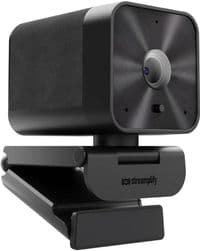 Веб-камера Streamplify CAM G, Black, 4Mp, 2560x1440/30 fps, 1/3” CMOS, стереомікрофон, автофокус, кут огляду 80°, зсувна кришка, автоматична корекція освітлення, USB 1.5 м (CAM G-QHD-4M30 / SPCW-CGQH421.11)
