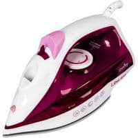 Праска Liberton LSI-6000, White/Pink, 1800W, кераміка, вертикальний пар, паровий носик, паровий удар, постійний пар, сухе прасування, постійного пара 20 г/хв, потужність парового удару 90 г/хв, резервуара для води 220 мл