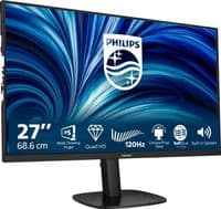 TFT 27" Philips 27B2N3500JH, QHD IPS,120Hz, 2xHDMI, DP, USB-hub, Cam, HAS, Pivot, кол., чорний