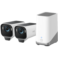 Комплект камер IP EUFY S3 Pro - 2-Cam Kit + HomeBase 3 (чорний+білий)