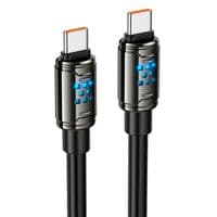 Кабель Hoco U143, Type-C-Type-C, 27W, довжина 1.2м, Black, BOX