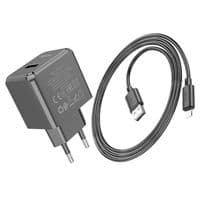 Набор СЗУ HOCO CS11A+ кабель Lighting, 1xUSB, 2.1A, кабель 1м, Black, Blister