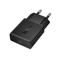 Зарядний пристрій HOCO N72, 1xUSB-C, PD30W, чорний, коробка