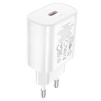 Зарядний пристрій HOCO N22, 1xUSB-C, PD25W, білий, коробка