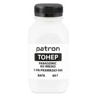 Тонер Panasonic KX-FAT88/92/411, черный, KX-FL403/413, KX-MB263/763/773/1900/2020, 60 г, Patron (PN-PKXMB263-060)