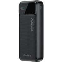 UMB Choetech 20000mAh 22.5W PD, QC3.0 2USB-A+USB-C вход/выход Черный