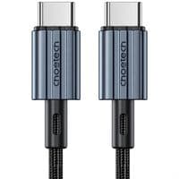 Кабель USB 2.0 Type-C M-M, 1,2 м, 60W оплетки, черный Choetech