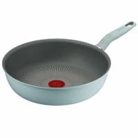 Сковорода ВОК Tefal Halo EUCALYPTUS, 26см, алюминий, бакелит, серый