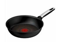 Сковорода Tefal Excellence Fusion, 24см, алюминий, нержавеющая сталь, бакелит, черный