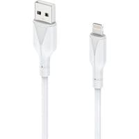 Кабель USB AM-Lightning M, 1.0 м, 2.4A, белый Choetech
