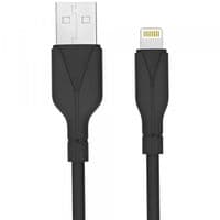 Кабель USB AM-Lightning M, 1.0 м, 2.4A, чорний Choetech