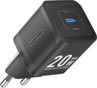Зарядний пристрій 1xUSB-C 20W GaN + USB-C cable М-М  Black Vention