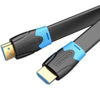 Кабель HDMI M - M, 3.0м, Vention, V2.0, 4K 60Гц, PVC Flat Design, Black