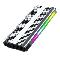 Карман внешний M9NVME, Type-C 3.1 A-C 10 Гбит/с, M.2/NVME Протокол: M.2 NVME Single Protocol, Контроллер: 9210/583, Led, Gray
