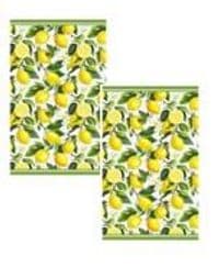 Набор полотенец для кухни ARDESTO Sicilian lemons 38х63см, 2шт, 100% хлопок, зеленый