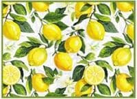 Коврик для сушки посуды ARDESTO Sicilian lemons 38x51см, 100% полиэстер, зеленый