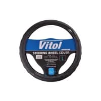Чехол на руль VITOL L черный (VLCU-1409009 L)