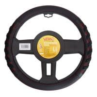 Чохол на руль VITOL L чорн (VLOD-L2628 BK/RD L)