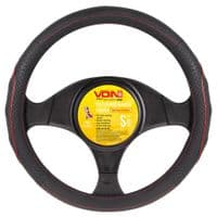 Чехол на руль VITOL S черно-красный. (VLOD-L282 BK/RD S)