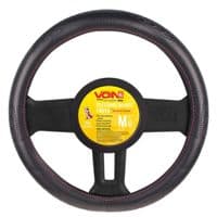 Чохол на руль VITOL M чорн (VLOD-L941 BK/RD M)