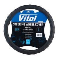 Чехол на руль VITOL L черный (VLOD-W171 Bk L)