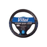 Чехол на руль VITOL L черный (VLU-2310001 L)
