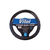Чехол на руль VITOL M черный (VLU-2310001 M)