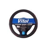 Чехол на руль VITOL L черный (VLU-2408003 L)