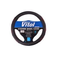 Чехол на руль VITOL M черный (VLU-2408003 M)