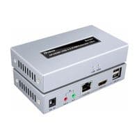 HDMI-удлинитель 100 м UHD 4K/60Hz CAT5E/6 + USB 2.0 Dtech (DT-7051)