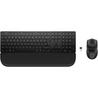 Комплект беспроводной HP 580C мышка и клавиатура Multi-Device Dual-Mode с подставкой, черный