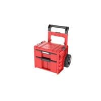 Ящик для инструментов на колесах, 20", 520*440*660, SYSTEM PRO Cart Plus Drawer 2 Red, SKRWQCP2PD2CZEPG001, QBRICK