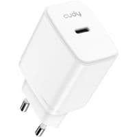 Зарядний пристрій 1xUSB 25W, (GaN, 1хUSB-C, QC+PD 3.0, вилка ЄС, для iPhone серії 12 та новіших мод.