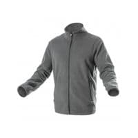 Кофта робоча Hoegert PASADER HT5K382-2XL 100% поліестер темно-сіра, 2XL (56) (HT5K382-2XL)