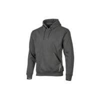 Кофта робоча Hoegert NIERS HT5K901-3XL з капюшоном 65% бавовна/35% поліестер чорний, 3XL (58) (HT5K901-3XL)