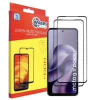 Стекло защитное Dengos Motorola G17/G17 Power Black 2 pcs (DG-TG2P-101)