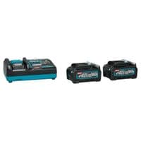 Набор аккумуляторов + зарядных устройств Makita XGT 2x4Ah, DC40RA (191L77-9)
