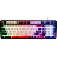 Клавиатура AOC GK116H1 LED USB UA, белая/красная/черная (GK116H1/97)
