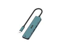 Хаб 2E USB-С > 2xUSB-A/2xUSB-C PD/HDMI, 0,15 м, сосново-зеленый