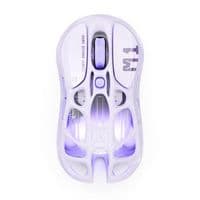 Миша GravaStar Mercury M1 Pro, корпус из магниевого сплава, Bluetooth/WL/USB-A, RGB, лавандово-фиолетовый.
