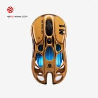 Миша GravaStar Mercury M1 Pro, magnesium alloy body, BT/WL/USB-A, RGB, Battle-Worn Yellow