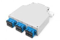 Оптичний бокс DIGITUS DIN Rail, 6xSC DX, OS2, в комплекті